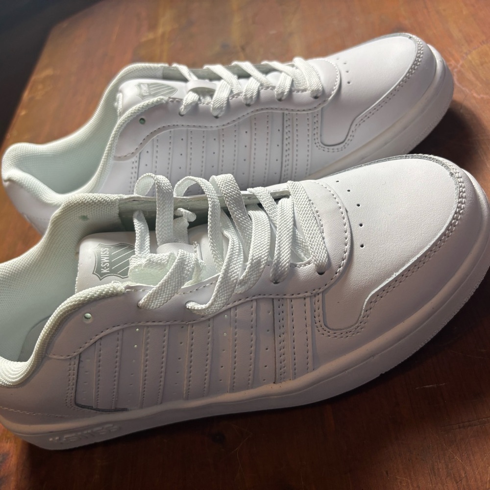 K-Swiss Women's White Athletic Shoes
